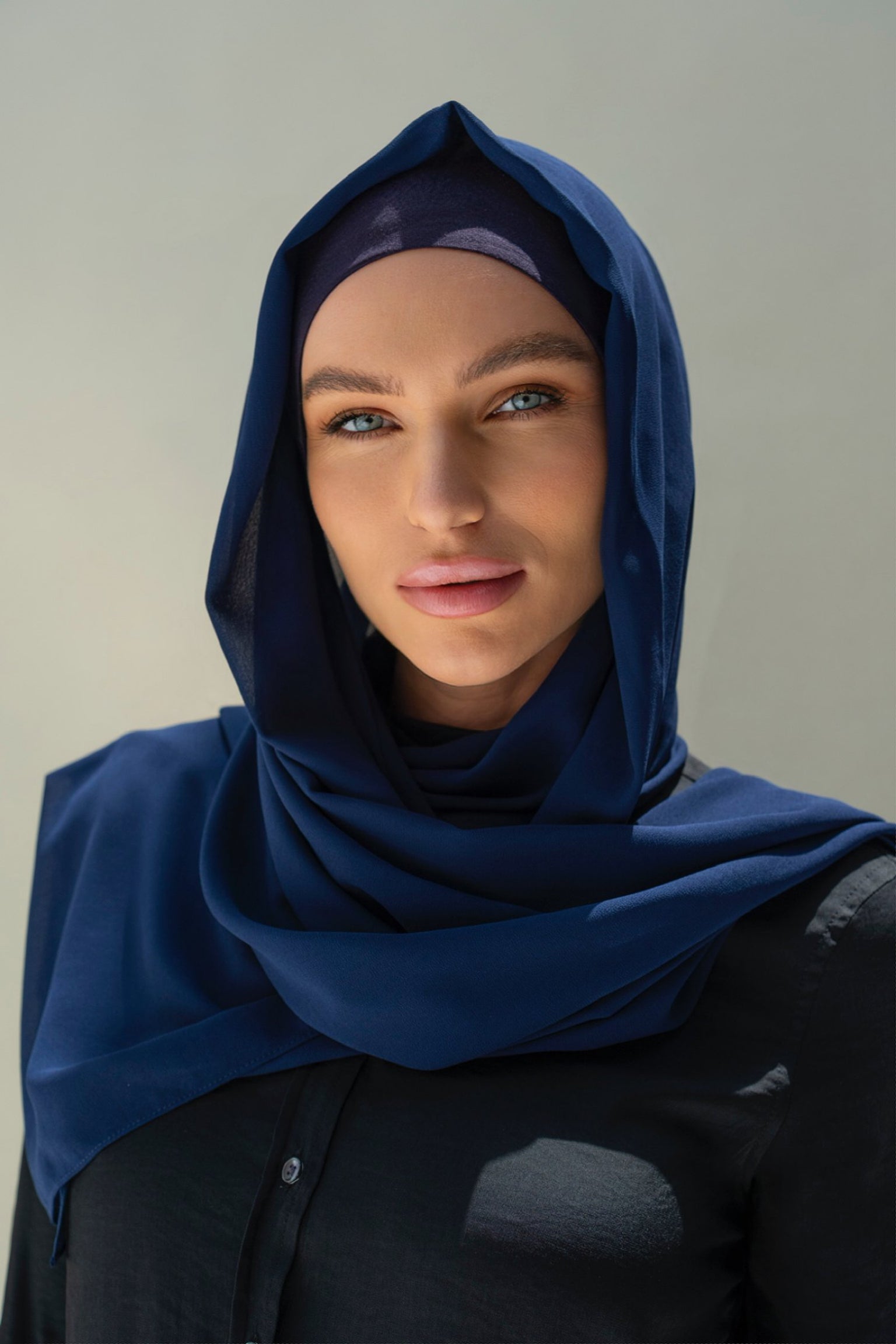 CONFIDENT PLAIN INNER SCARF SET